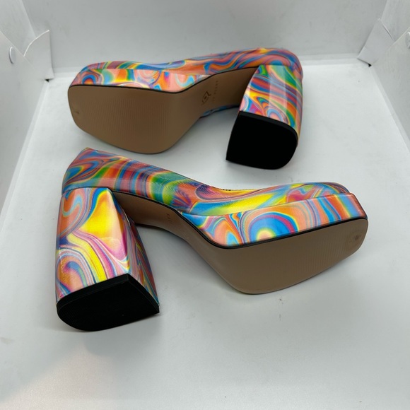 Katy Perry Collections Women's Multicolor Platform Heels Size 7M. NWOT - Picture 7 of 12